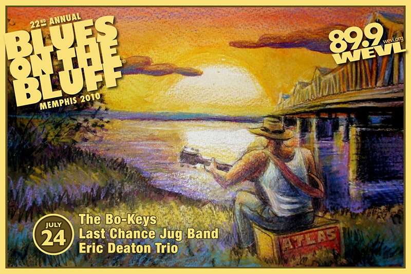 22nd Annual Blues on the Bluff® Poster