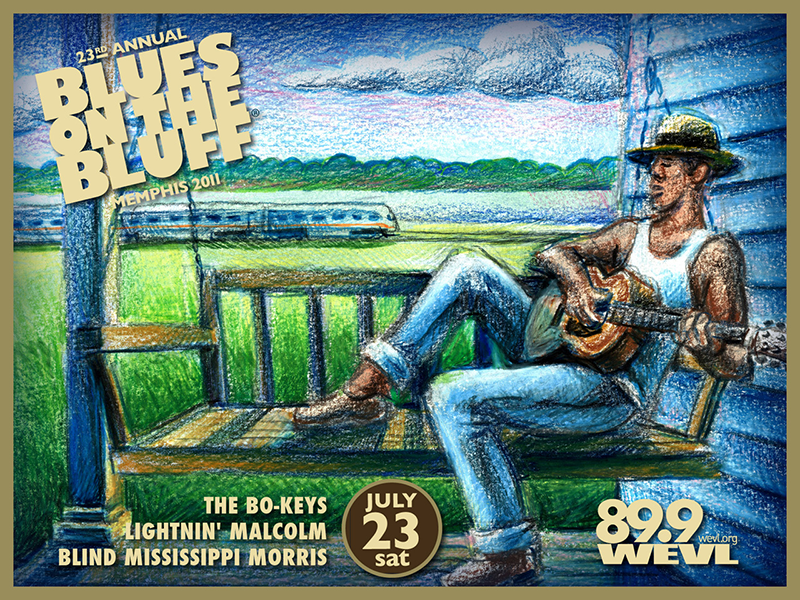 23rd Annual Blues on the Bluff® Poster