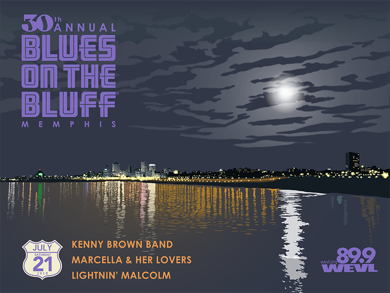 30th Annual Blues on the Bluff® Poster